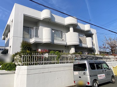 豊川市　マンション　屋上　防水　アスファルト